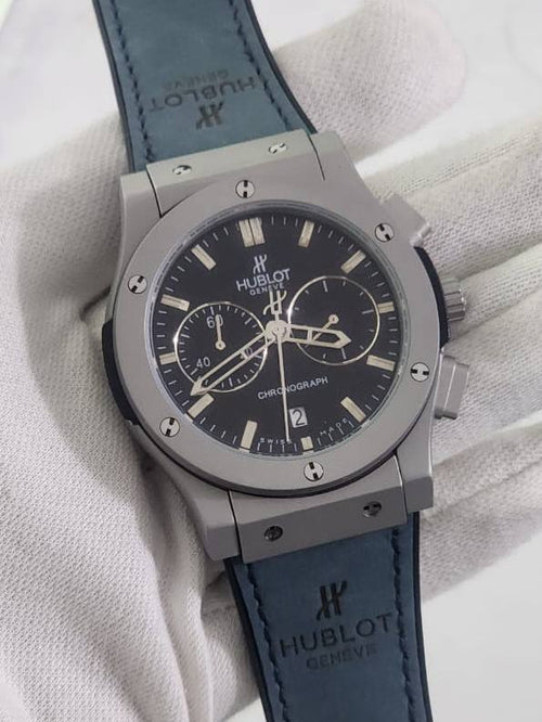 Hublot Classic Fusion Chronograph Titanium 45mm (Royal Blue)